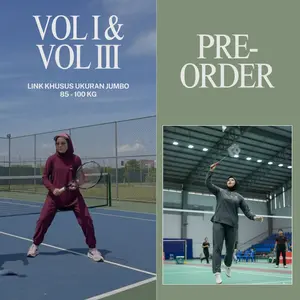 Relind4 Setelan Olahraga Wanita Muslimah Sport Hijab Premium Bahan Jersey Zoya Adem Elastis Jogger Pants Shirt Hoodie Inner Hijab Jumbo Ukuran Super Jumbo Panjang Baju Celana Sporty Kaos