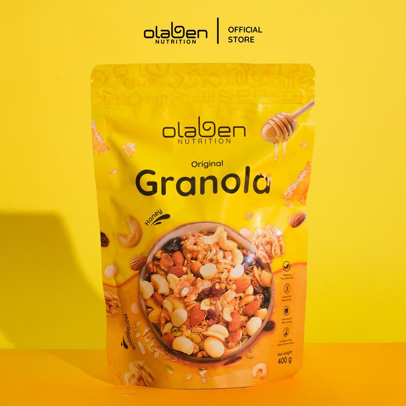 Granola Siêu Hạt Dinh Dưỡng Vị Truyền Thống - Ngũ Cốc Dinh Dưỡng OLABEN NUTRITION