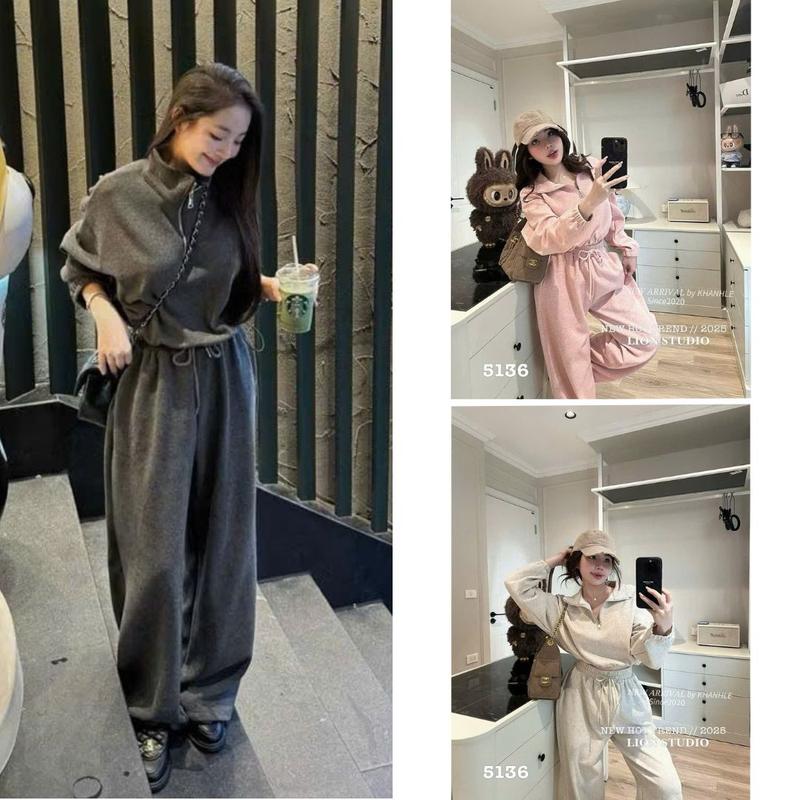 Bộ Thể Thao Khoá Nửa Bo Gấu Cá Tính Phong Cách Hàn Quốc Năng Động Siêu Thoải Mái Mua Ngay Để Tự Tin Hoạt Động Mọi Lúc - By BN TRENDY