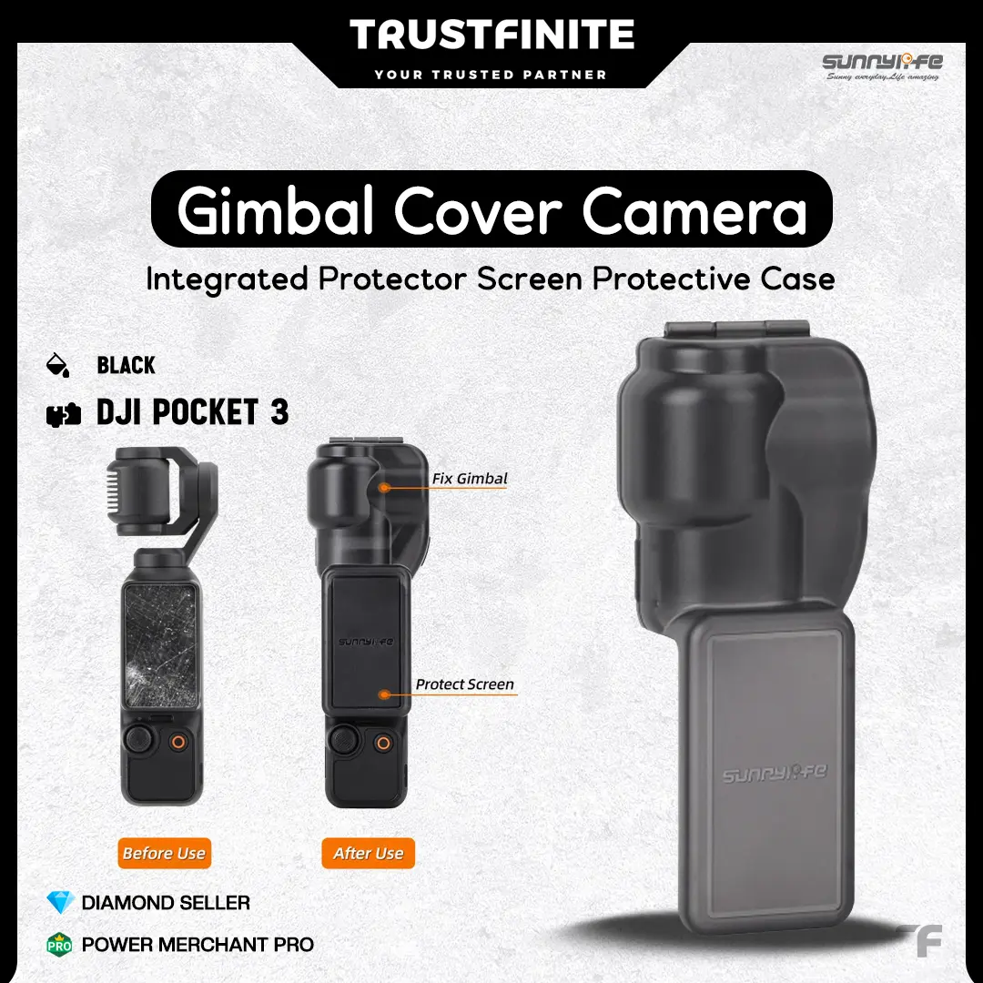Sunnylife Integrated Gimbal Lens Cover DJI Osmo Pocket 3 Gimbal Case