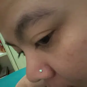 1 Pc Color Crystal Stainless Steel Nose Piercings Round Heart Star Cz Crystal Nose Stud L Shape 20G Nostril Piercing Jewelry
