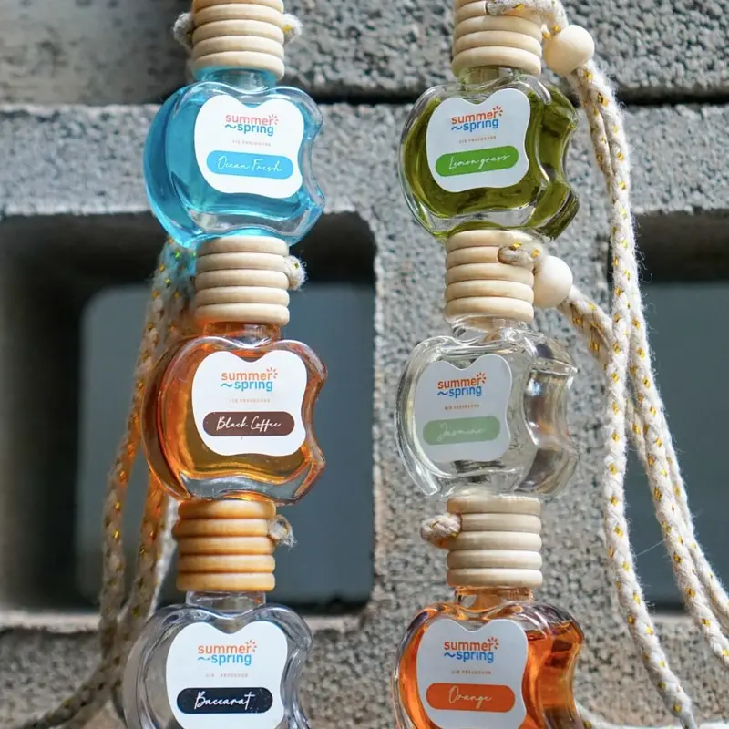 Pengharum Ruangan tamu Toilet Lemari Mobil Kamar Wangi Tahan lama BOTOL APEL bukan glade Stella bayfresh pengharum botol apel parfum ruangan summer spring summerspring Black 0
