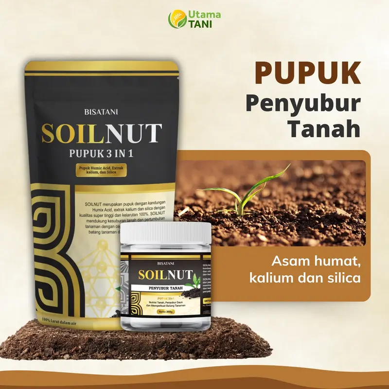 Soilnut Pupuk Penggembur dan Nutrisi Tanah Media Tanam Berkualitas 0