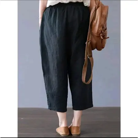 CELANA WANITA WILLOW PANTS/WILLOW PANTS LINEN / CELANA KULOT LINEN 1