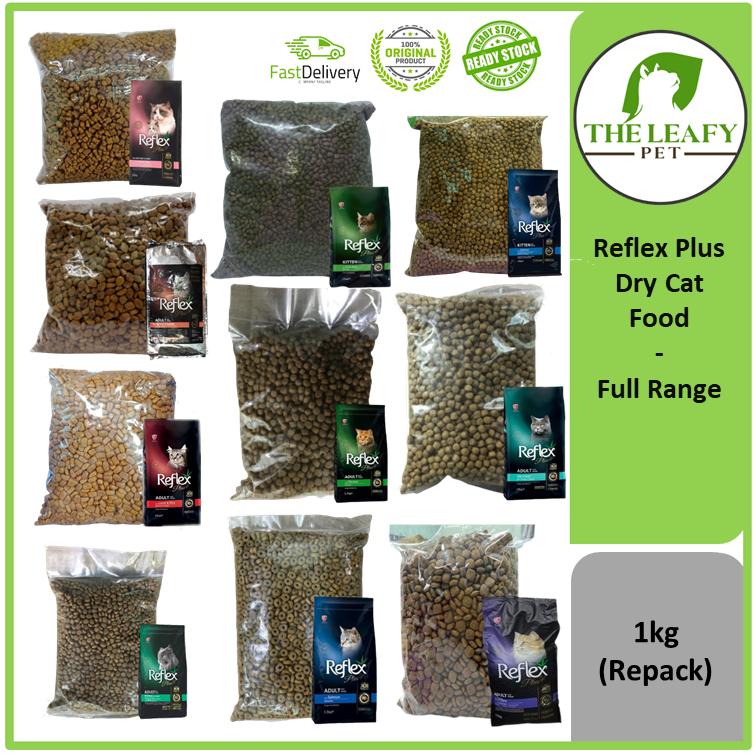 Extensor Reflex Cat Reflex Plus Dry Cat Food - Full Range 1kg ( Repack ) - TikTok Shop Malaysia