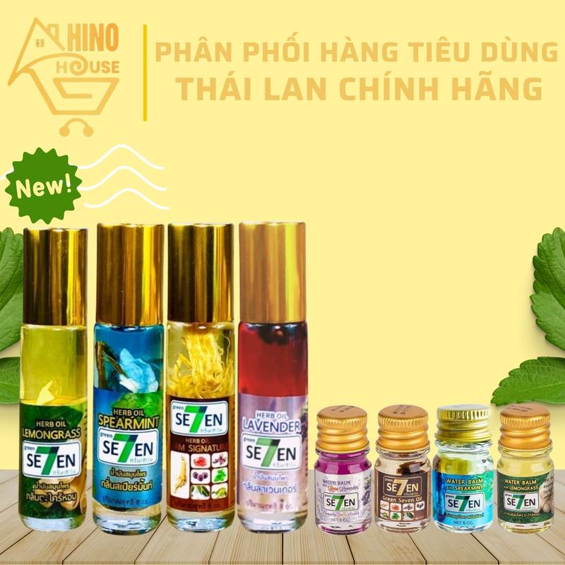 Dầu Gió Thảo Mộc Se7en Thái Lan, Giúp Giảm Đau Đầu, Say Tàu Xe - Hinohouse