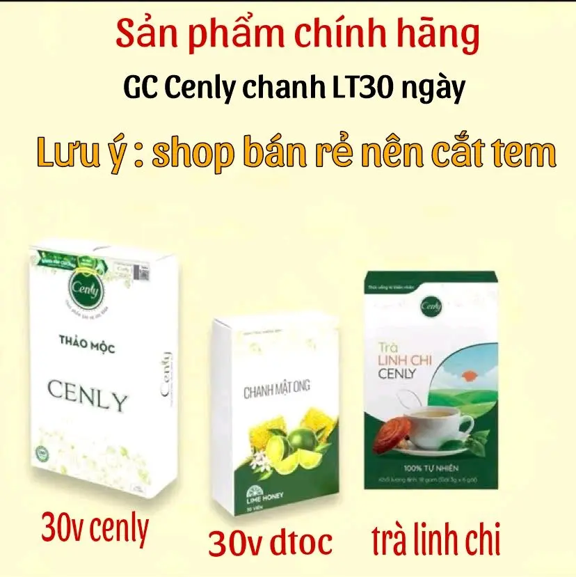 thảo mộc Cenly Chanh mật ong( cắt mã cào) - 30vcenly+30 chanh mật ong) . Bổ sung vitamin hỗ trợ làm đẹp da, bổ sung vitamin c, vitamin e cho da