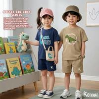 Gambar Kennai Set Anak Big Cat Series Usia 1-9 Tahun Cotton Combed 24s - TYRANOSAURUS, S dari kennaikids Kota Bandung 2 Tokopedia