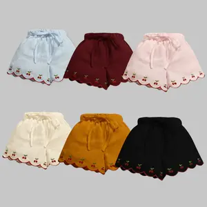 Bawahan Anak Celana Short Hot Pant Premium Celana Anak Perempuan Motif Bordir Cery