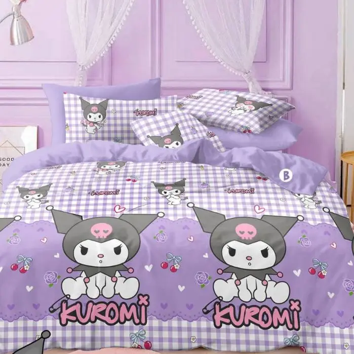 Sprei Katun Anak STAR KRM KAWAII | Sprei Home Industry dari Katun CVC Premium | Sprei Uk.90,100,120,160,180 dan 200 Bantal Kain