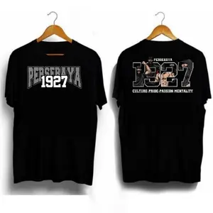 Kaos Baju Distro Pria Wanita Cewek Cowok Simple Terbaru Termurah Persebaya surabaya Bonek satu nyali wani Branded Nyaman Samping Tebal Keren Sablon DTF