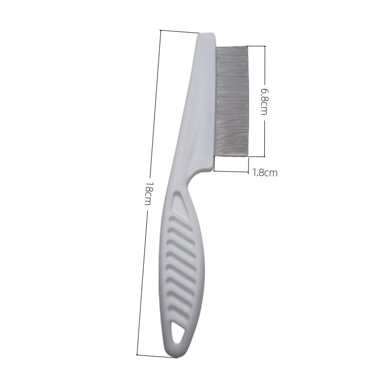 Product Introduction of Pet flea comb, dense tooth needle comb, dog and cat flea comb 3