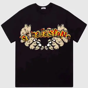 Kaos Custom Pria Distro Pendek Sablon Katun Hitam Unisex Desain Anime Keren & Nyaman Bahan Combed T-Shirt Unisex