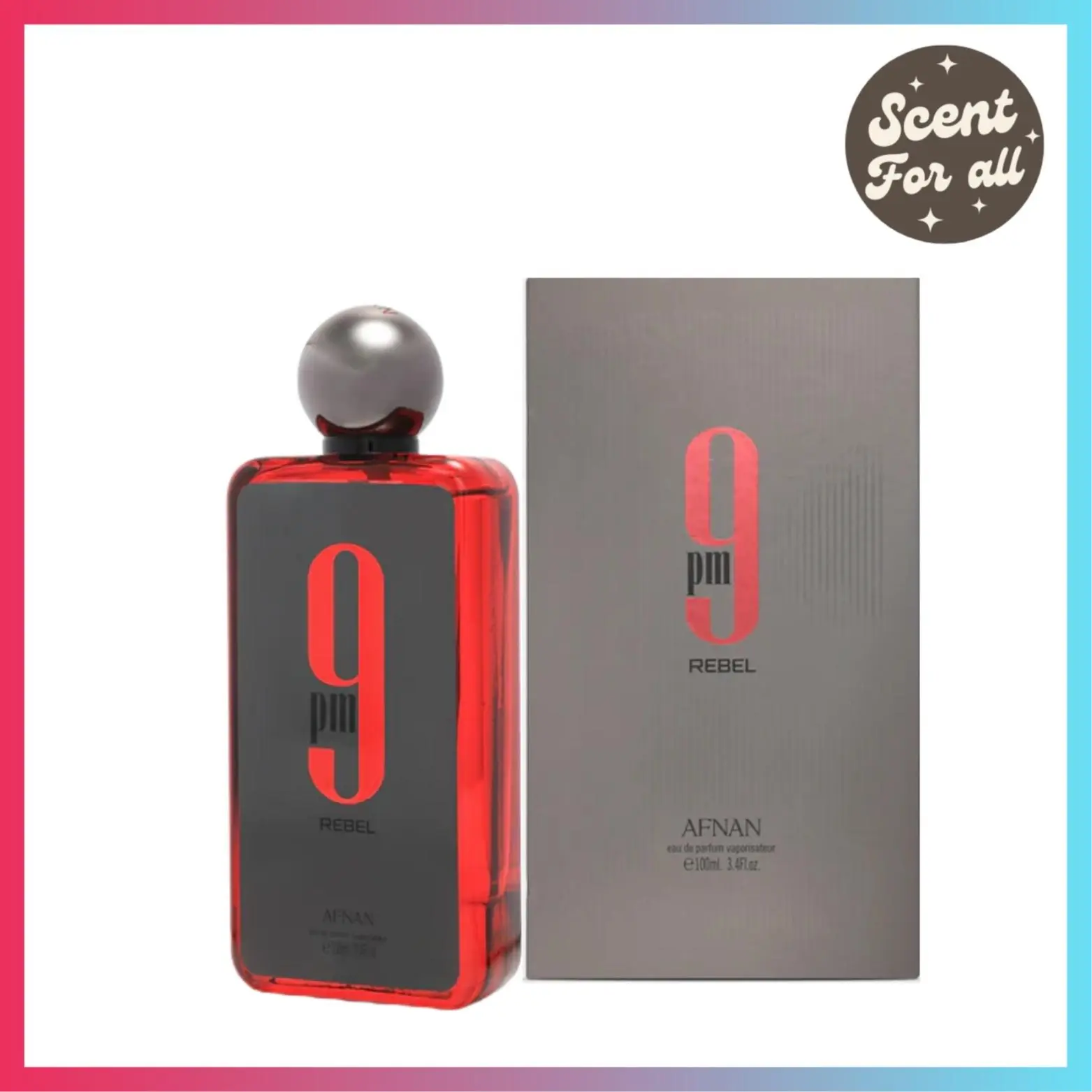 AFNAN 9PM REBEL EDP 100ML | SCENT FOR ALL