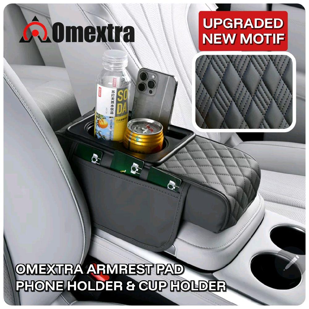 Bantal Armrest Pad Omextra Top Armrest Storage Box Tatakan Tangan Armrest Mat Bantal Armrest Mobil Cup Holder Mobil Phone Holder Mobil Tissue Box Mobil Tempat Tisu Mobil Tisu Box Car Armrest Box Unive