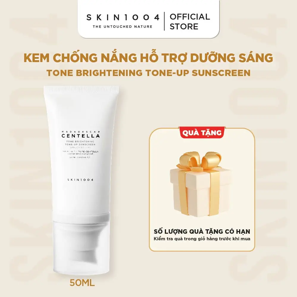 Kem Chống Nắng Skin1004 Madagascar Centella Tone Brightening Tone-Up Sunscreen SPF50+ PA++++ 50ml