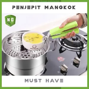 PENJEPIT PENCAPIT MANGKOK Kukusan Panci Piring Anti Panas Alat Jepit kukusan Oven Masak Panas Bahan Premium Berkualitas Murah