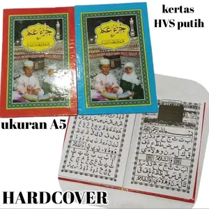 al-qur'an,alquran juz'amma/turutan kertas full HVS,belajar al qur'an ,alif alifan HARCOVER Putih Hardcover Mushaf
