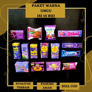 Magnet Kulkas Paket Warna Ungu isi 15 Biji