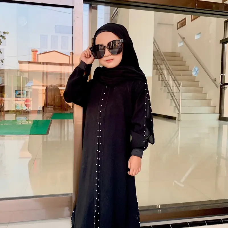 Gamis Abaya hitam anak Murah turkey 3