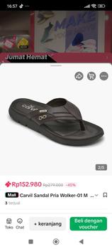 Product Review of Carvil Sandal Pria Wolker-01 M - Casual Flat from y**1 1