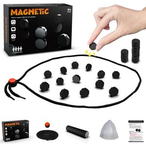 Juego de Estrategia de Ajedrez Magnético, Interacción Padre-Hijo, Diversión para Parejas y Grupos, 20 Reglas para Ganar, Regalo de Navidad, Presente para Educación en Casa