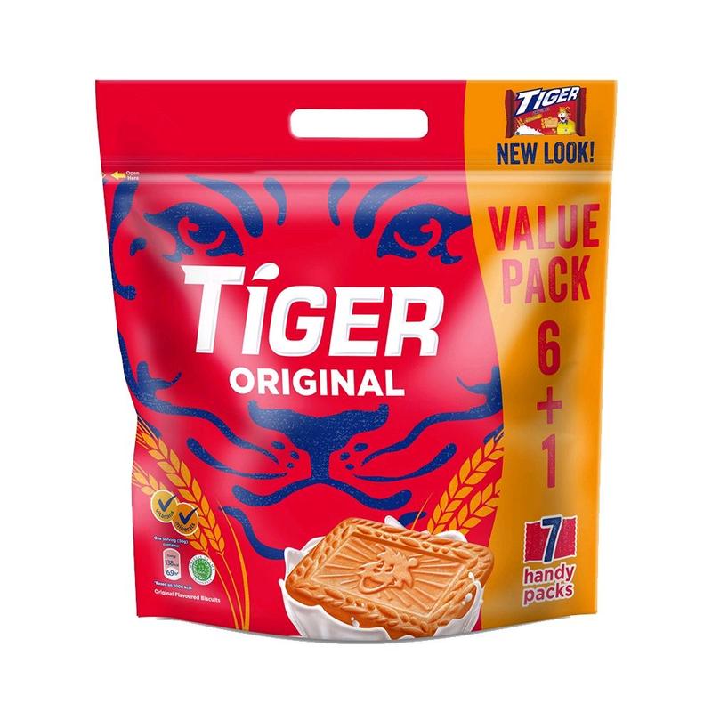1x 60g Tiger Energy Biscuit 60gx1pkt Original/Chocolate Two Flavor ...