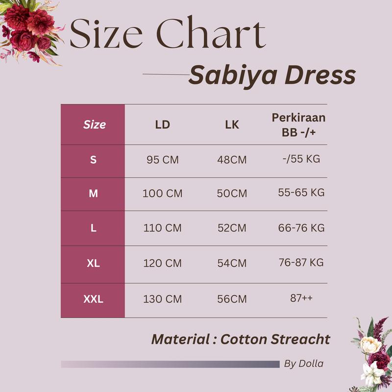 Product Introduction of By Dolla - Sabiya Gamis - Gamis Hari Raya - Gamis Harian - Gamis Polos - Nyaman Lembut Dingin Wanita Dress Muslim Mewah 0