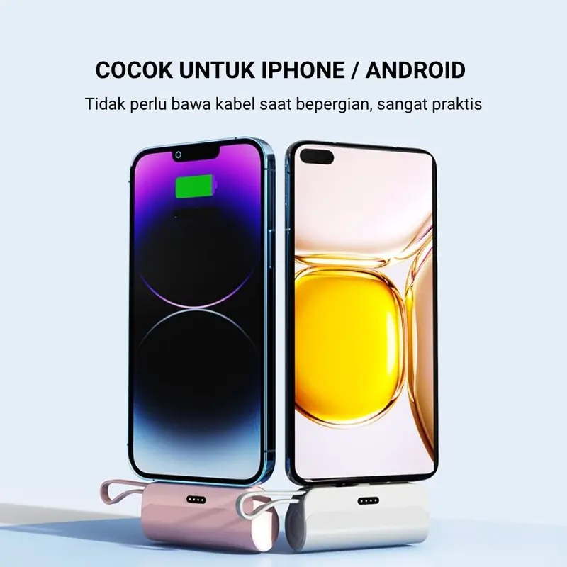 MIPOW Mini Powerbank 5000 mAh Power Bank Kapsul Type C Lightning iOS Mini Portable Pawerbank For iPhone 6