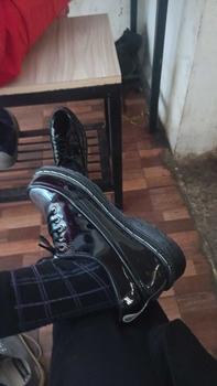 Product Review of Sepatu Pria Casual Docmart Oxford Sepatu Cowok Kerja Kantoran Karet Kasual Shoes Pantofel Hitam docmart  cowok Merah from M** 2
