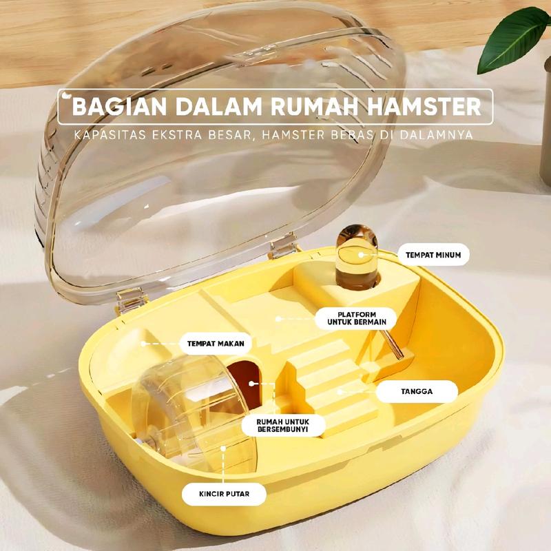KANDANG HAMSTER 1 SET PREMIUM《MODEL OVAL》 8