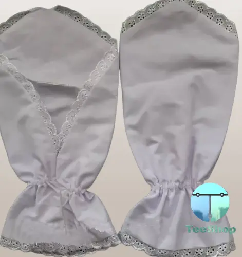 Sarung Tangan Umroh Wanita Polos dan Motif Perlengkapan Haji Dan Umroh 0