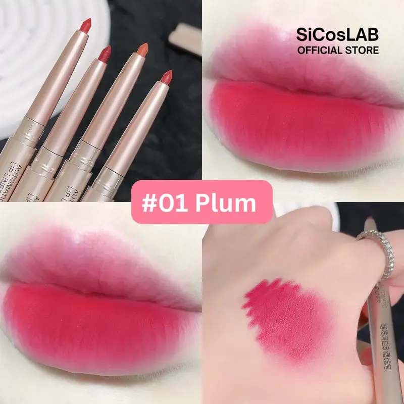 SicosLAB | Lip Liner Waterproof & Long-lasting | Bibir | Lipstick | Sulam Bibir Eyeliner Pewarna Pensil 3