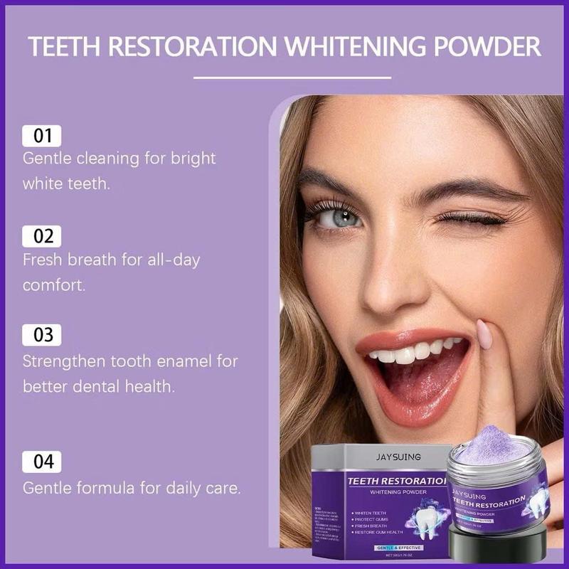Bột Tẩy Trắng Răng Cấp Tốc Giúp Răng Bạn Trắng Sáng Tự Nhiên Nhanh Chóng Hiệu Quả Bảo Vệ Sức Khỏe Răng Miệng 4