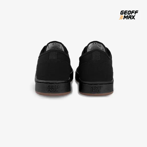 Geoff Max - Dublin All Black Sepatu Pria Wanita Unisex Sneakers Canvas Shoes Casual Snekers 3