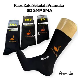 3 Pasang Kaos Kaki Anak Sekolah Pramuka SD SMP SMA Katun HalusLembut Nyaman