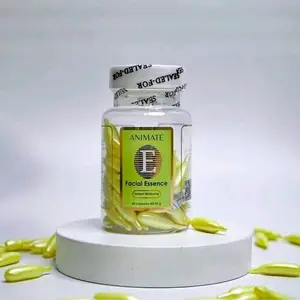 (1pcs) ANIMATE Facial Essence/ Serum Vitamin Wajah isi 60 caps Mencerahkan Kulit Tubuh/ Memudarkan flek Hitam Tubuh Pencerah Perawatan