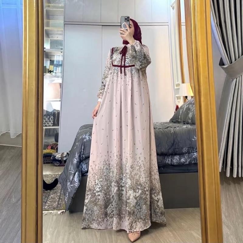 Gamis lisa ceruty babydoll premium gamis lebaran 2