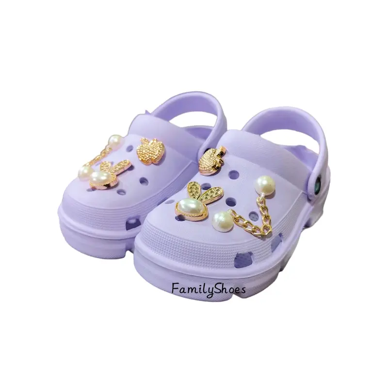 Sandal Baim Anak Perempuan Casual slip On Tali Belakang Motif Rabitt 805 3