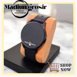 Jam Tangan LED Bisa Pria Dan Wanita Digital Display Watch Touch Screen Tali Karet Lentur Aksesoris A2 Quartz Dan Jam A4 Hitam ...