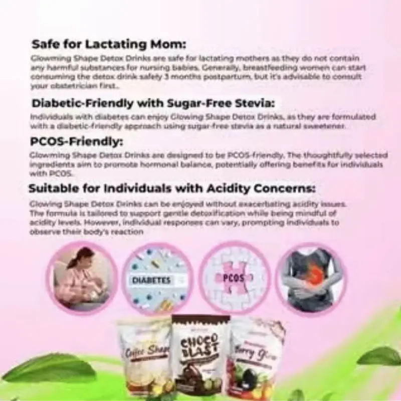 CC Glam & Beauty Glowming Shape Detox Premium Berry Glow Acai Berry  JuiceDrink 10 x 20g