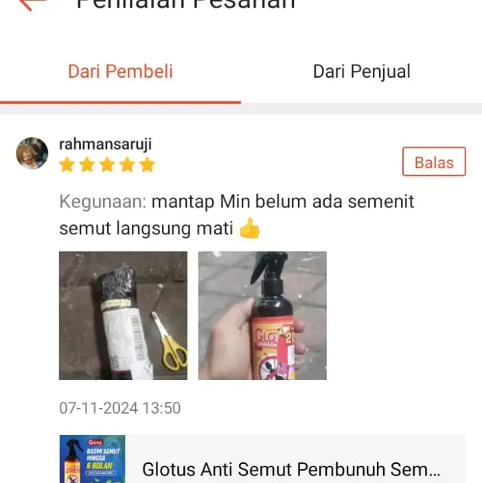 Glotus Pengusir Pembasmi Semut Paling Ampuh Cairan 1