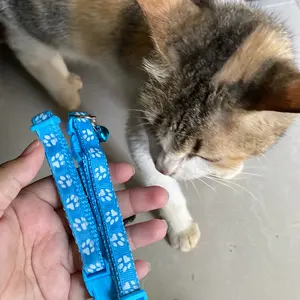 Pet Acessories "KALUNG PAW" Kalung Kerincing Cat Dog kalung  kucing  lonceng anjing & kucing random kalung  harness & lead