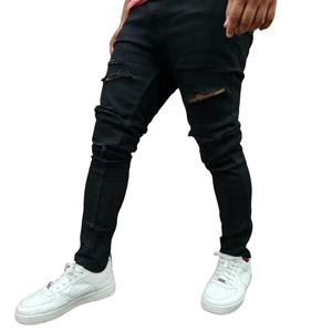 Means riped black jeans pant koyak