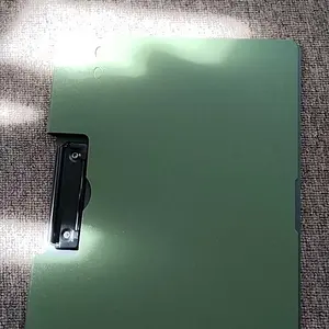 Papan jalan A4 Papan ujian Clipboard with cover Folio ATK Papan kerani penutup Clipfolder dengan tutup Map dokumen jepitan penyimpanan kertas Organizer file sekolah kantor pelajar