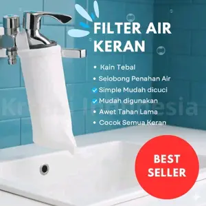 filter air keran penyaring lumut,pasir,cacing 3 in 1 anti bacteri