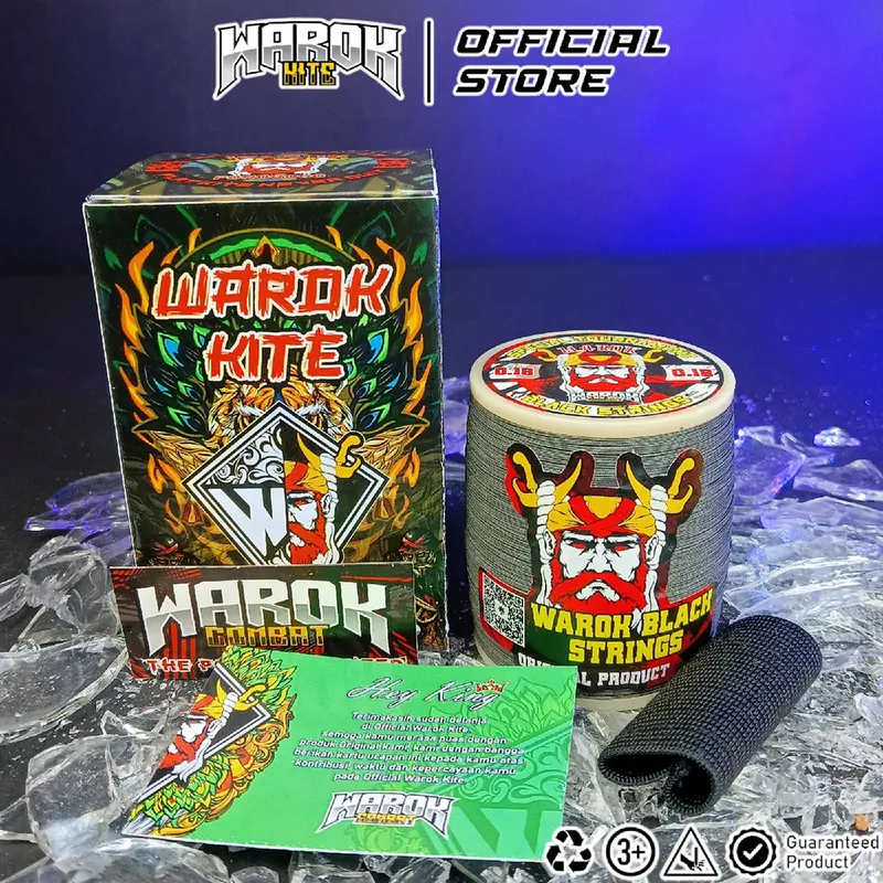 Gelasan Matot Tournament Warok BLACK STRINGS 0,22 Import ( Bahan Senar Matot Hitam Import ) 7