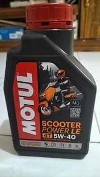 Product Review of *MOTUL SCOOTER POWER LE 5W40 (1L)* Oli Mesin Motor Matic Full Synthetis - Original from Y**y S**a 0