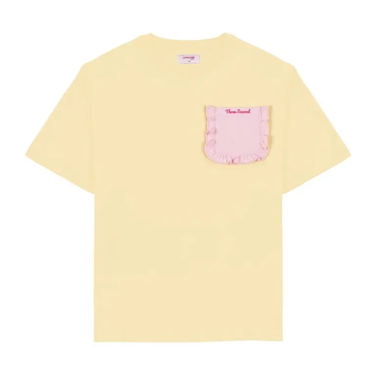 3Second Kids Girl's T-Shirt Short Sleeve Regular Fit Cotton Glico Z04102422KN