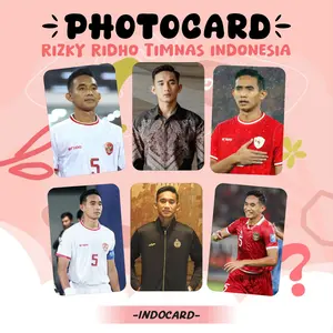 Photocard Rizky Ridho Timnas 100 Pcs + Bonus Innerslave Gantungan Kunci Bisa COD